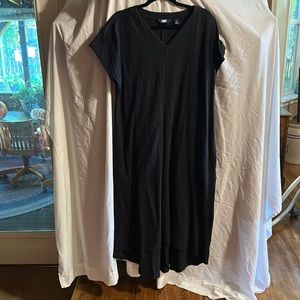 Blue Lands end dress with pockets. Longer in back